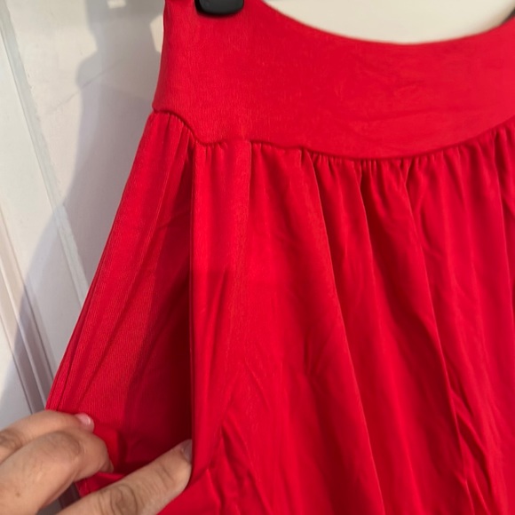 Bright Red Maxi Skirt - Picture 2 of 2